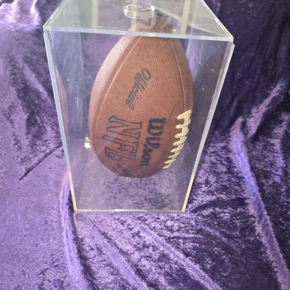 Vintage 1970's Wilson Official NFL Commissioner Pete Rozelle Leather Football